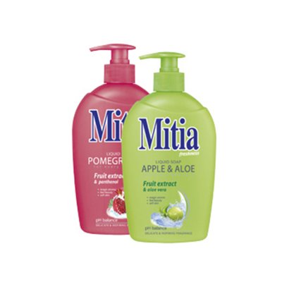 Mitia tekuté mýdlo s dávkovačem Apple&Aloe 500 ml